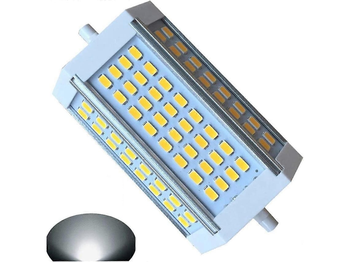 Rebe-bombilla Led R7s Regulable 30w 118mm Luz Blanca Fría 6000k 3000lm Equivalente A 300w Halógena Clase Energética A++