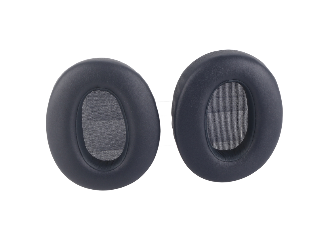 Almofadas De Ouvido Substituição Couro Protéico Isolamento Ruído Para Fones Wh Xb910n Azul