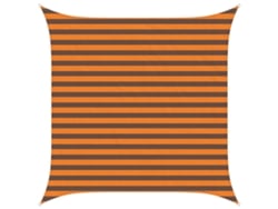 Maison Exclusive - Vela De Sombra Solar Laranja E Marrom 2,5 X 2,5 M