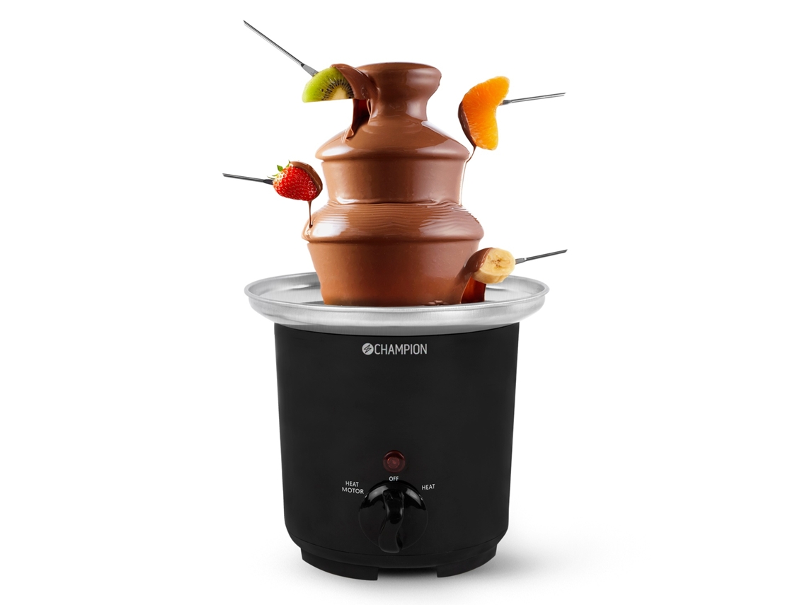 Fuente de chocolate 200g CF100 Negro CHAMPION