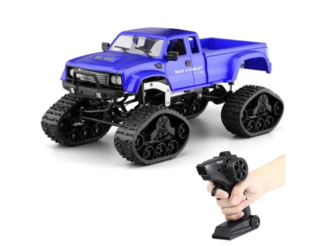 1:16 Coche Teledirigido, Camión de Alta Velocidad, Todoterreno, Juguetes Con Cámara Para Vehículos 002B Azul