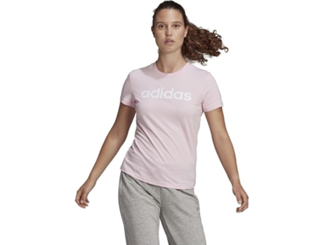 Camiseta de Mujer ADIDAS Camise Rosa (S)