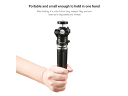 Kit de trípode versátil: trípode para teléfono móvil y cámara, con luz de relleno y rótula.