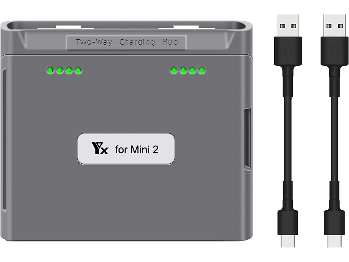 Pieza para Teledirigidos Cargador de batería compatible con drones DJI Mini 2/Mini SE, concentrador de carga bidireccional Baterías