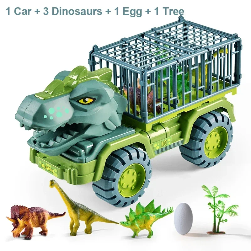 Camión de juguete con forma de dinosaurio para niños MDUG