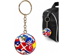 Llavero Balón Fútbol Banderas Países Internacionales Copa Mundial 2026, Accesorio Hincha, Colgante Colección Fan Fútbol Calidad Premium
