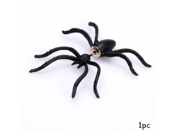 Pendientes de araña negra 3D Viewleaf para Halloween (1 pieza)