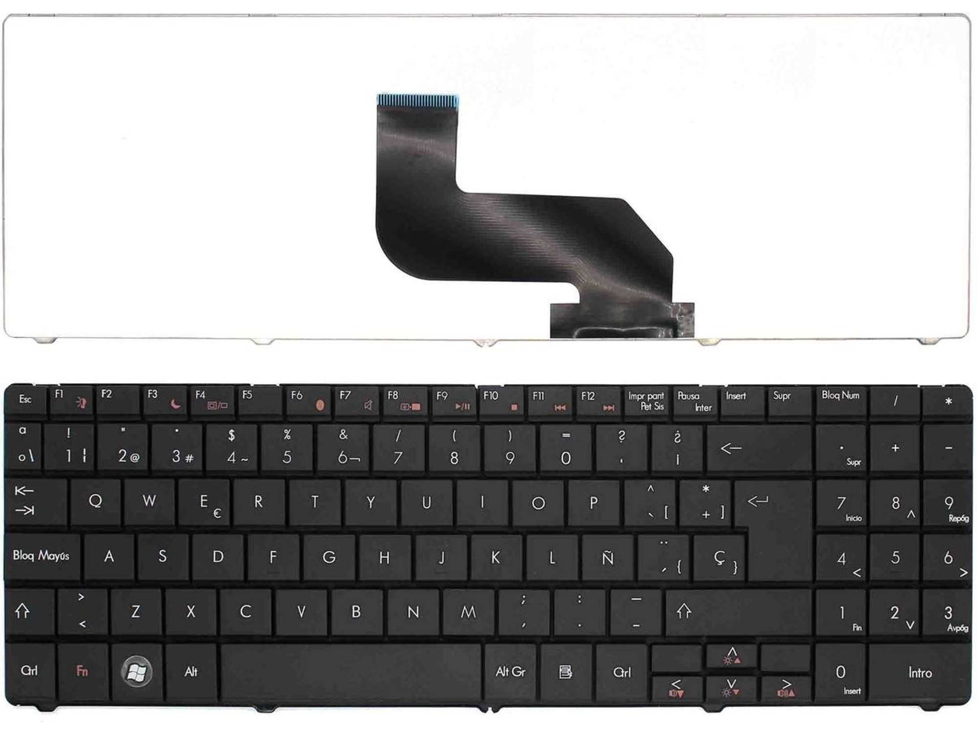 Teclado para Portátil Packard Bell Easynote Tj66-Cu-143
