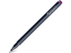 Marcador FABER-CASTELL Fino (Rojo - 0.4 mm)
