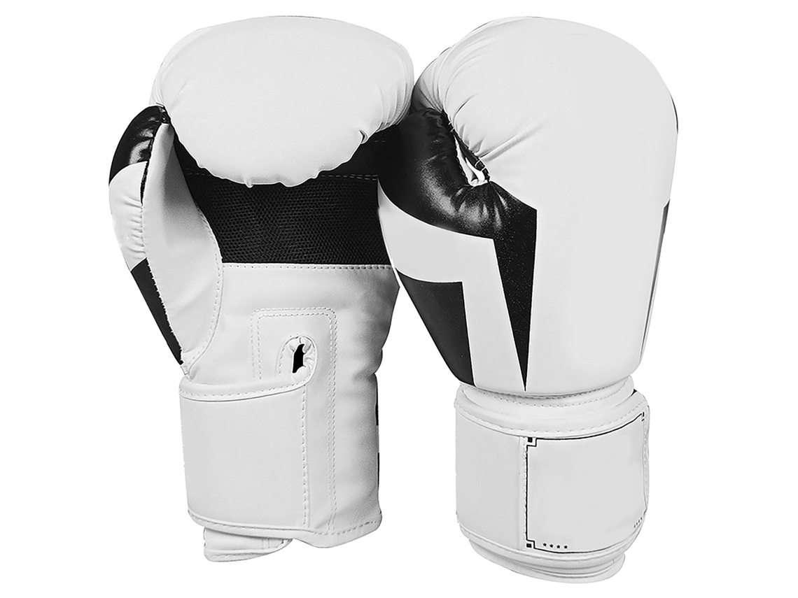 Luva de boxe 2026rebe-10oz para treinamento e luta, para homens, mulheres, adultos, meninos e meninas - Branca