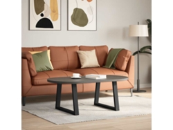 Patas Para Mesa De Comedor | Mesa De Cena Forma V 2 Uds Negro 70x(42-43,3) Cm