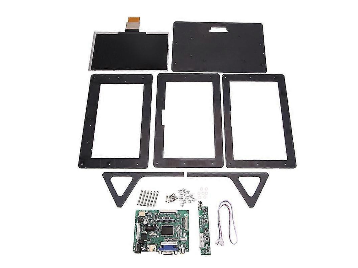 Adecuado Para Raspberry Pi 4b / 3b / 3b / 2b Pantalla Hd Ips 50 Pines 7 Pulgadas Pantalla Dividida 1024x600