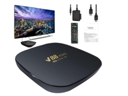 Box Smart TV YIZHOOD 4K Ultra HD WiFi Negro