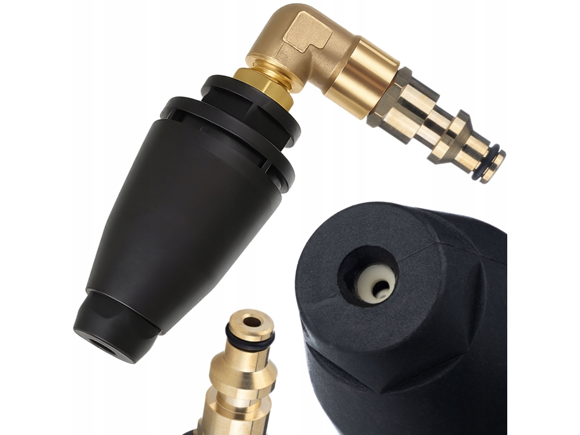 Boquilla giratoria de 9° Qc – Alta precisión | Compatible con hidrolimpiadoras Phd | Limpieza de chasis y ruedas