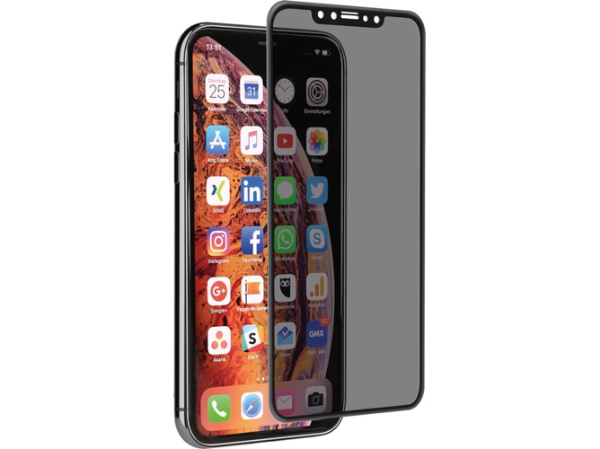 Protector pantalla móvil - iPhone X / XS TUMUNDOSMARTPHONE, Apple, iPhone X  / XS, Cristal Templado 5D