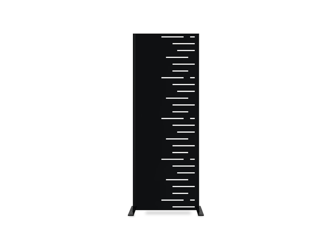 Panel decorativo ARLBERG negro Al.160cm patrones del lado derecho
