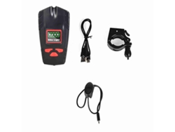Faro Delantero Para Ciclismo Con Bocina, Resistente Al Agua, Batería De 2000 Mah Con Indicador De Nivel De Batería.