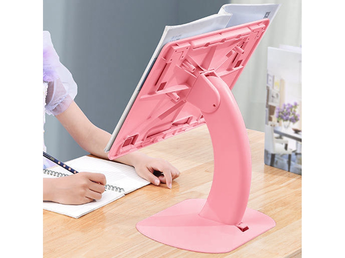 Soporte de altura ajustable para portátil y tableta para estudiar y leer EOOCOO