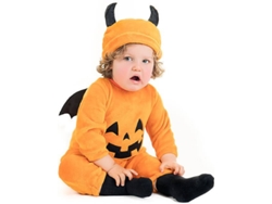 Disfraz de Bebé DISFRAZZES Calabaza Naranja Y Negro (Talla: 0 a 6 meses)