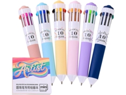 Bolígrafo Multicolor Para Estudiantes 8 M Diseño Moderno