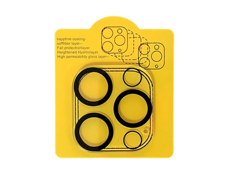 Protector de lente de cámara de vidrio templado cubierta completa práctica cubierta de lente de cámara para iPhone13mini/13/13 Pro/Pro Max-Negro pa...