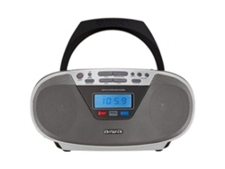 Radio CD AIWA BoomBox BBTU-400SL/ 6W/ Plateado