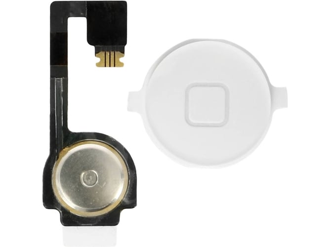 Botón HOME de inicio iPhone 4 con su conexión Blanco