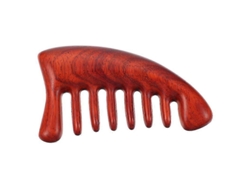 Peine de sándalo rojo oscuro, cepillo de masaje para el cuidado del cabello, artículos de tocador útiles, tienda Jinyubo