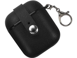 Funda protectora para auriculares fabricada en piel sintética, resistente a impactos, con lazo para colgar, un práctico accesorio de Gokoco.