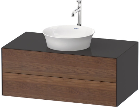 DURAVIT Tulip blanco, mueble de baño de pared, ancho 1000 x fondo 550mm, con 2 cajones, con tecnología Tip-on, WT49860
