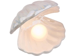 2026-lámpara Nocturna De Diseño De Perla En Concha Blanca Led Protectora De Ojos Para Dormitorio