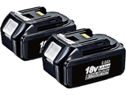 2 Pacotes Para Bateria Makita 18v 6.0 Ah Lxt Li - Ion Bl1850b Bl1830b Bl1860b Sem Fio, 100 Novo