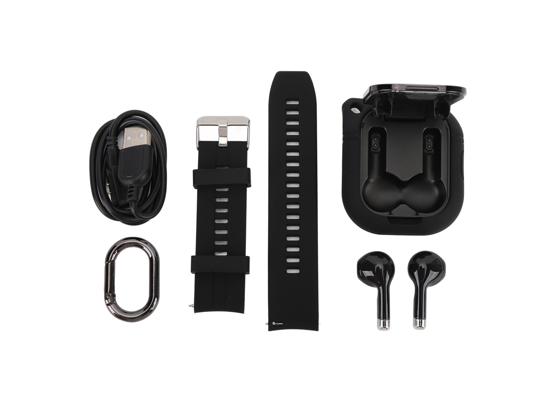 Reloj Inteligente 2 En 1 Con Auriculares Bluetooth, Pantalla De 2,01 Pulgadas Y Modos Deportivos Para Android.