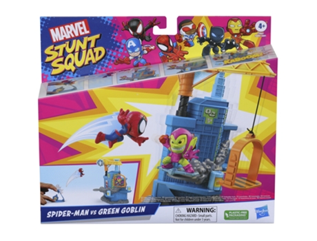 Figura de Acción MARVEL CLASSIC Stunt Squad Crane Smash Playset (32,07x26,67x21,59)