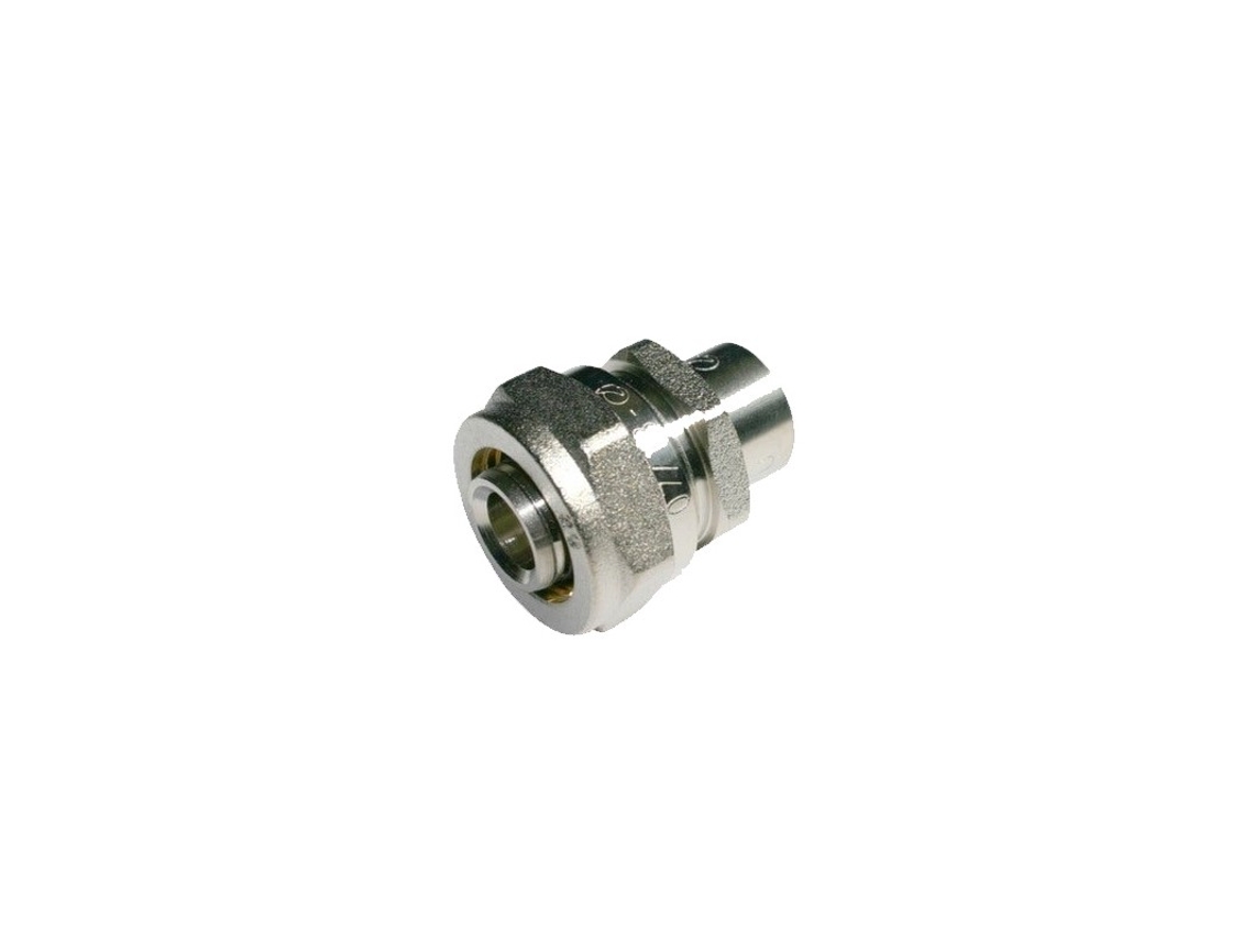 Adaptador Cobre 18mm 16mm Para Tubo Multicapa De Compresion 16 Mm, Sin Necesidad De Maquina Prensadora, Gris Suinga