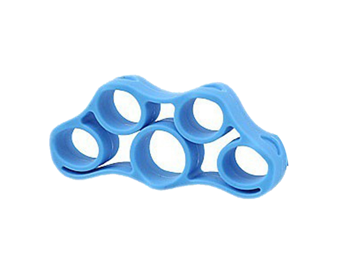 Extensor de dedos 2026rebe para fortalecimiento muscular y flexibilidad, portátil, de silicona, 3 kg, azul.