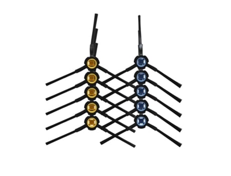 Cepillo Lateral de Robot aspirador para Ilife B5 Max, piezas de cepillos de Aspiradora Robótica, accesorios