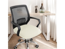 Fundas Elásticas Para Sillas Protectores De Cojines De Asiento Para Sillas De Oficina (blanquecino) Chrui