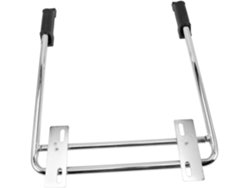 Reposapiés De Oficina De Hierro Plateado Y Plástico, Fácil De Montar Para Silla Giratoria.