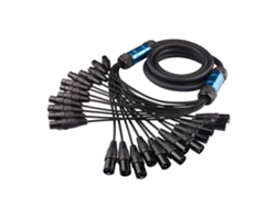 Cable Multipar Xlr De 4 Canales Y 12 Canales, De 3 Pines A Cable Multimedia.