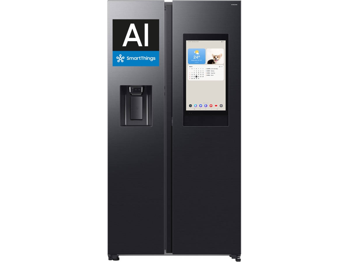 Frigorífico Americano SAMSUNG RS90F66BEFEF E NG (No Frost - 178 cm - 614 L - Grafito) 
