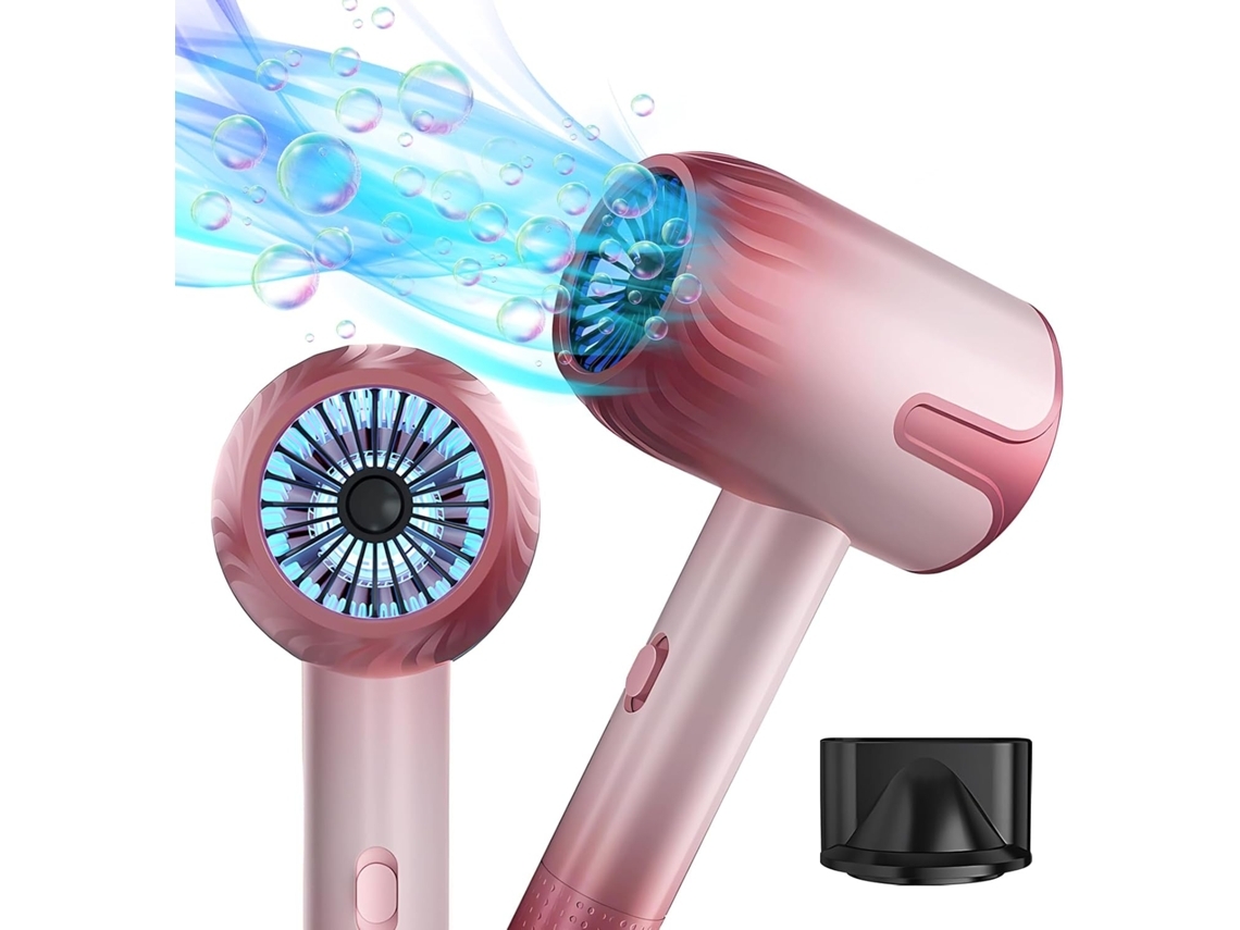 Secador de pelo Secador de pelo profesional con motor de CA de 2200 W con 3 ajustes de calor Tecnología de iones negativos para YEMAESRE