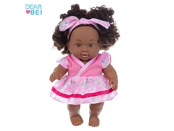Muñeca Africana Negra De 20 Cm, Muñeca Adorable Teñida Con La Técnica Tie-dye, Muñeca De Consuelo, Juguete Para Niños