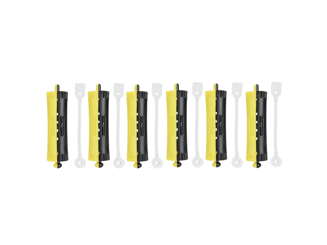 Vlrla-6pcs Cabelo Rollers Curlers Cabelodressing Tool Com Rubber Band