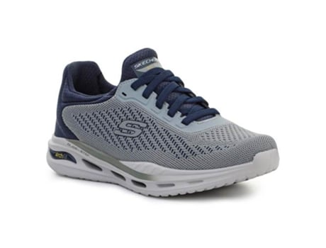 Zapatillas Deportivas SKECHERS Arch Fit Orvan Trayver Hombre (Gris, Blanco, Azul - Tela - 45,5)