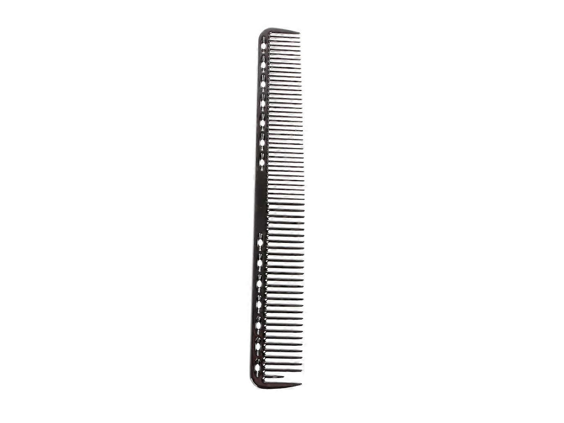 Peine De Pelo De Aluminio Antiestático Para Peluqueros Cortar Pelo Acero Inoxidable Resistente Al Calor Corto Negro