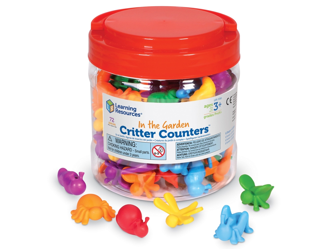Juego de juguetes educativos para la clasificación de insectos de Learning Resources, 72 piezas