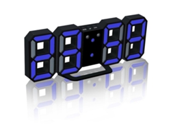 Reloj digital 3D, ajuste de brillo, repetición, dormitorio, oficina NEVEANCE
