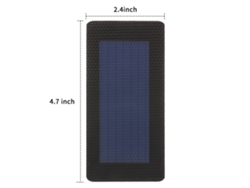 Panel Solar Flexible Para Armar Uno Mismo, 0.3w/2v, 120x60mm, Para Luces, Juguetes Y Exhibidores.