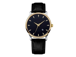 Reloj De Pulsera De Cuarzo Para Hombre Con Carcasa De Oro Negro